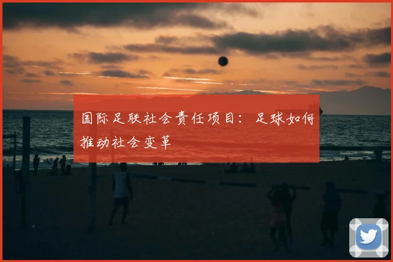 国际足联社会责任项目:足球如何推动社会变革